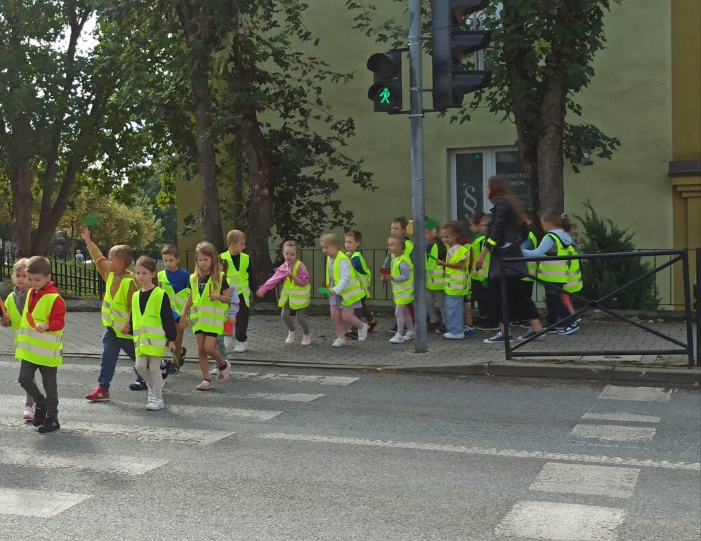 Wyjście na skrzyżowanie grupa ''Tygryski''