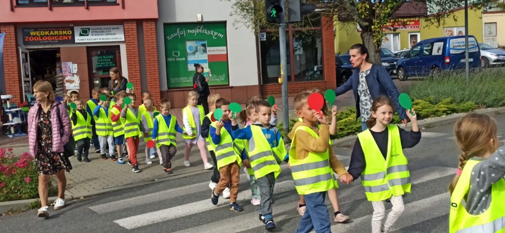 Wyjście na skrzyżowanie grupa ''Tygryski''