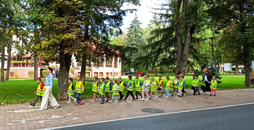 Wyjście na skrzyżowanie grupa ''Tygryski''