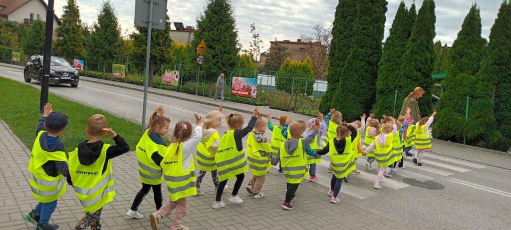 Wyjście na skrzyżowanie grupa ''Papużki''