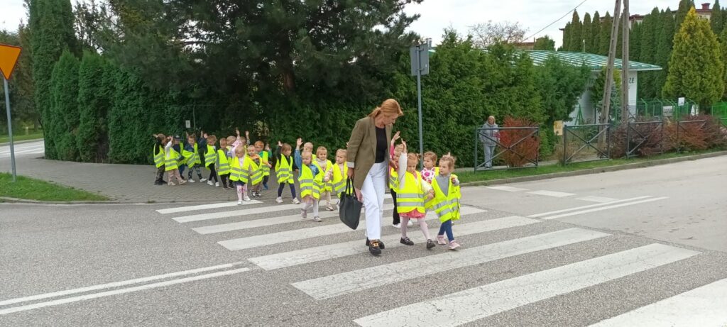 Wyjście na skrzyżowanie grupa ''Papużki''